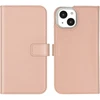 Selencia natūralios odos atverčiamas dėklas, skirtas iPhone 14 – Dusty Rožinė