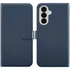 Selencia natūralios odos atverčiamas dėklas, skirtas Samsung Galaxy A36 / A56 – mėlynas