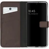 Selencia natūralios odos atverčiamas dėklas, skirtas Samsung Galaxy S21 Plus – rudas