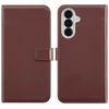 Selencia natūralios odos atverčiamas dėklas, skirtas Samsung Galaxy A36 / A56 – rudas