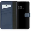 Selencia natūralios odos atverčiamas dėklas, skirtas Samsung Galaxy S21 – mėlynas