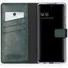 Selencia natūralios odos atverčiamas dėklas, skirtas Samsung Galaxy A42 – žalias