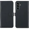 Selencia natūralios odos atverčiamas dėklas, skirtas Samsung Galaxy A16 – juodas