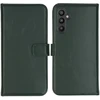 Selencia natūralios odos atverčiamas dėklas, skirtas Samsung Galaxy A34 (5G) – žalias