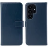 Selencia natūralios odos atverčiamas dėklas, skirtas Samsung Galaxy S26 Ultra – tamsiai mėlynas
