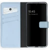 Selencia natūralios odos atverčiamas dėklas, skirtas Samsung Galaxy S21 Plus – Air Mėlyna