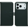 Selencia natūralios odos atverčiamas dėklas, skirtas iPhone 17 Pro Max – žalias