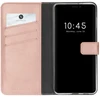 Selencia natūralios odos atverčiamas dėklas, skirtas iPhone 13 Pro – rožinis