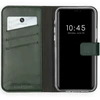 Selencia natūralios odos atverčiamas dėklas, skirtas iPhone 12 (Pro) – žalias