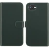 Selencia natūralios odos atverčiamas dėklas, skirtas iPhone 17e / 16e – žalias