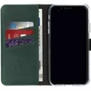 Selencia natūralios odos atverčiamas dėklas, skirtas iPhone Xr – žalias