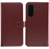 Selencia natūralios odos atverčiamas dėklas, skirtas Samsung Galaxy A57 (5G) – Bordo