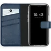 Selencia natūralios odos atverčiamas dėklas, skirtas iPhone 12 Mini – Mėlynas