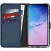 Selencia natūralios odos atverčiamas dėklas, skirtas Samsung Galaxy S10e – Mėlynas