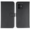 Selencia natūralios odos atverčiamas dėklas, skirtas Fairphone 6 / 6+ – Juodas