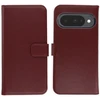 Selencia natūralios odos atverčiamas dėklas, skirtas Google Pixel 10 / 10 Pro – Bordo