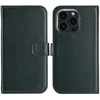 Selencia natūralios odos atverčiamas dėklas, skirtas iPhone 16 Pro Max – žalias