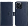 Selencia natūralios odos atverčiamas dėklas, skirtas iPhone 16 Pro Max – Mėlynas