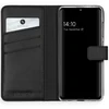 Selencia natūralios odos atverčiamas dėklas, skirtas Samsung Galaxy A41 – juodas