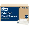 Servetėlės veidui Tork Premium Facial F1 (140280), 2 sluoksniai, baltos spalvos, 100 vnt, dėžutėje