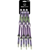 SES Wild Country 40-0000002003-5823-1 Laipiojimo karabinas su savaime užsirakinančiu mechanizmu, žalias, violetinis, 6 vnt.
