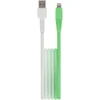 Setty laidas USB – Lightning 1,5 m 2,4A KGA-L-1.52420 mėtų ir baltos spalvos gradientas