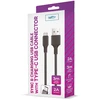 Setty laidas USB – USB-C 3,0 m 2A juodas NAUJAS