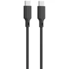 Setty USB-A + USB-C PD/QC 30W sieninis įkroviklis juodas + USB-C laidas 1m RLSK-AC-01 juodas