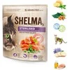 SHELMA Sterilised Rich in lašiša – sausas kačių maistas – 750g