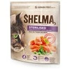 SHELMA Sterilised Rich in lašiša – sausas kačių maistas – 750g