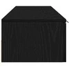 Prikabinama spinta 2 pcs Juodas ąžuolas 68 x 30 x 20 cm
