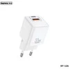 Sieninis įkroviklis REMAX BATT SERIES PD QC 33W RP-U26 1xUSB + 1xUSB-C baltos spalvos
