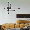 Viokef 17,9W LED sieninis šviestuvas MOSAIC, juodas, 3000K, 4267100