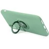 Dėklas Siliconering SILICONE RING IPHONE 12 PRO MAX Žalias