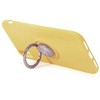 Siliconering SILICONE RING CASE IPHONE 7 PLUS / 8 PLUS Geltonas