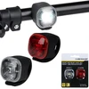 SILIKONINIŲ LED DVIRAČIO ŽIBINTŲ RINKINYS PRIEKINIS GALINIS DUNLOP 346199