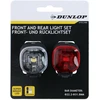 SILIKONINIŲ LED DVIRAČIO ŽIBINTŲ RINKINYS PRIEKINIS GALINIS DUNLOP 346199