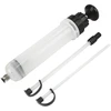SILVER Sidabrinis Rankinis alyvos siurbimo siurblys 200ml + žarna 23cm sidabrinė S12008