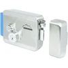 SilverCloud YE910 elektromagnetinė sklendė, 12V, nerūdijantis plienas, su dviguba šerdimi ir mygtuku, Fail Secure NO, suderinama su praėjimo kontrolės sistemomis