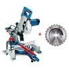 Skersinio pjovimo staklės BOSCH GCM 80 SJ, 1400 W, 216 mm + papildomas diskas Bosch Optiline Wood