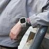 Skinarma apyrankė+Dėklas Mecha 2in1 Apple Watch 45/44mm juodos spalvos