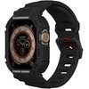 Skinarma apyrankė+Dėklas Mecha 2in1 Apple Watch 49mm juodos spalvos