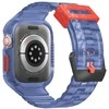 Skinarma apyrankė+Dėklas Saido 2in1 Apple Watch 45/44mm dark mėlynas