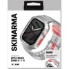 Skinarma apyrankė+Dėklas Saido 2in1 Apple Watch 45/44mm skaidrus