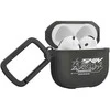 Dėklas Skinarma Kinzoku skirtas AirPods 4 juodos spalvos