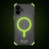 Skinarma dėklas Saido Apple iPhone 16 6.1" Magnetic Charging žalios spalvos (niteglow)