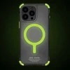Skinarma dėklas Saido Apple iPhone 16 Pro Max 6.9″ Magnetic Charging žalias (niteglow)
