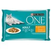 Šlapias kačių maistas ONE, vištiena, 4 × 85 g