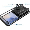 Slide Camera Armor dėklas skirtas Samsung Galaxy Z Flip 7 Juodas