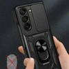 Slide Camera Armor dėklas skirtas Samsung Galaxy Z Fold 7 Juodas